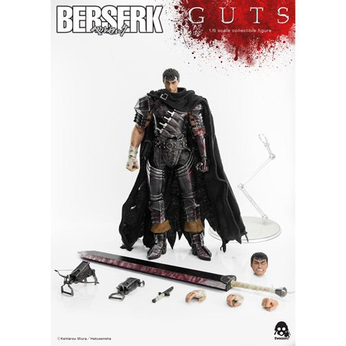 Berserk threezero Guts (Black Swordsman) 1/6 Scale Action Figure (PRE-ORDER)