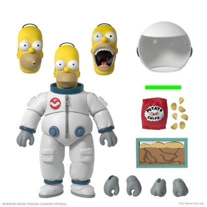 The Simpsons Super7 Ultimates Deep Space Homer Action Figure
