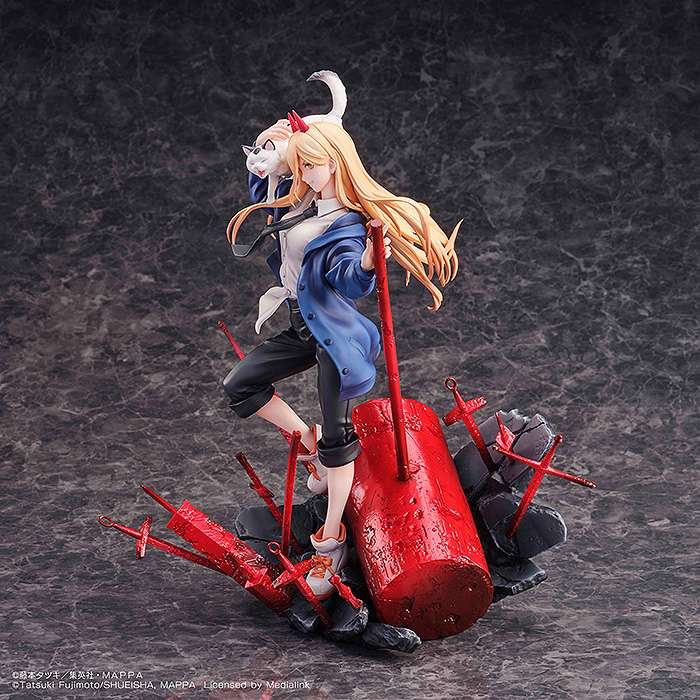 Chainsaw Man Power & Meowy S-Fire Statue (PRE-ORDER)
