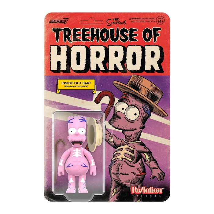 The Simpsons Tree House of Horror Inside Out Bart ReAction Figure