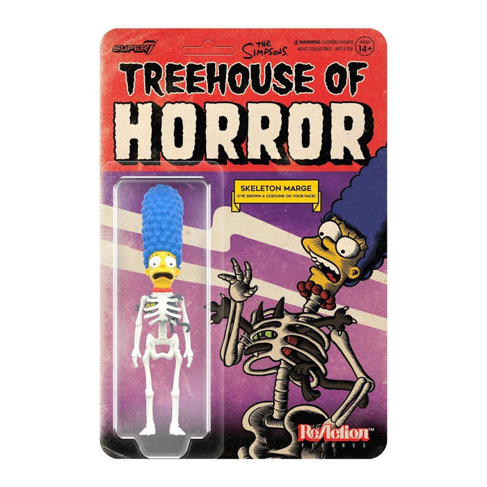 The Simpsons Tree House of Horror Skeleton Marge ReAction Figure