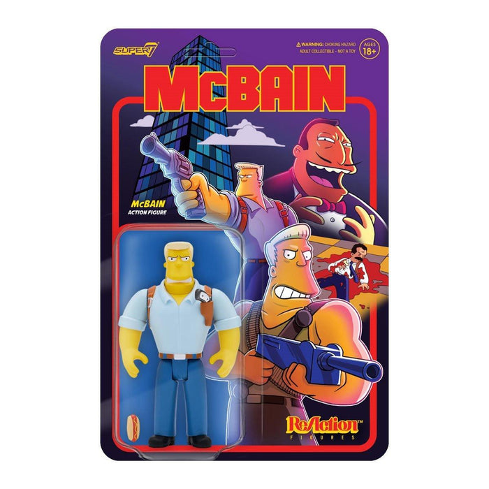 The Simpsons Super7 ReAction Figure McBain