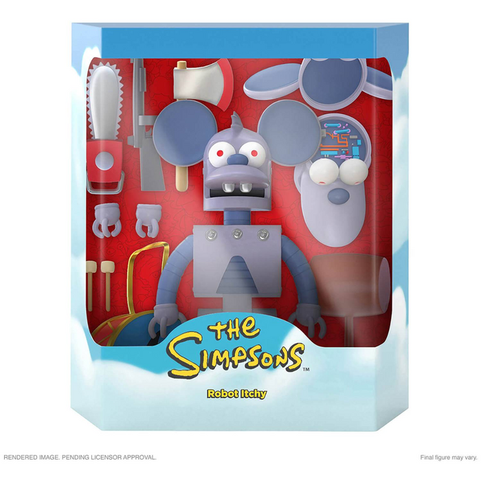 The Simpsons Super7 Ultimates Robot Itchy Action Figure