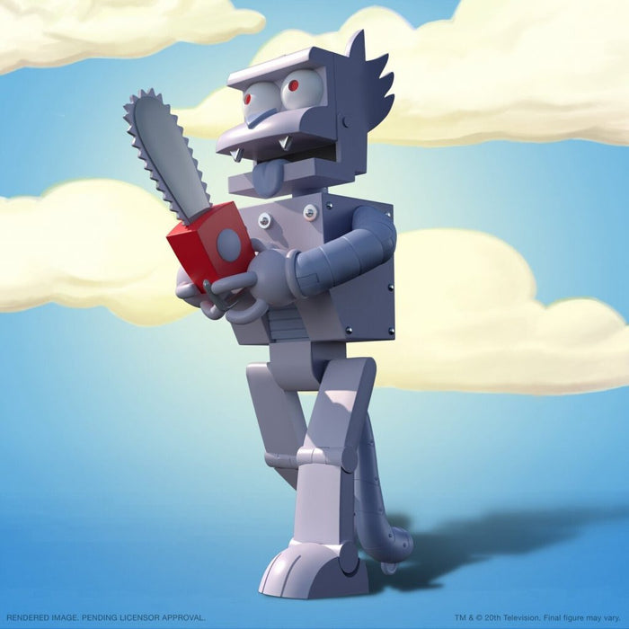 The Simpsons Super7 Ultimates Robot Scratchy Action Figure