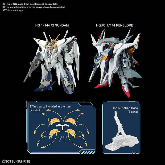 HGUC Xi Gundam vs Penelope Funnel Missile Effect Set - Hobby Ultra Ltd