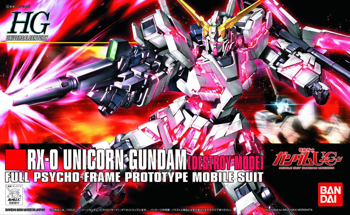HGUC Gundam Unicorn RX-0 Destroy Mode - Hobby Ultra Ltd