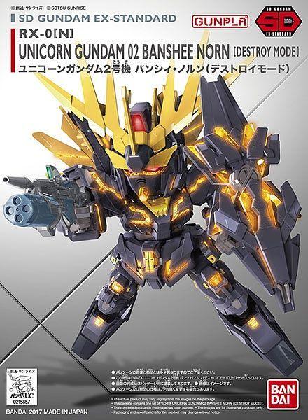 SD Gundam EX Standard Unicorn Gundam 2 Banshee Norn - Hobby Ultra Ltd