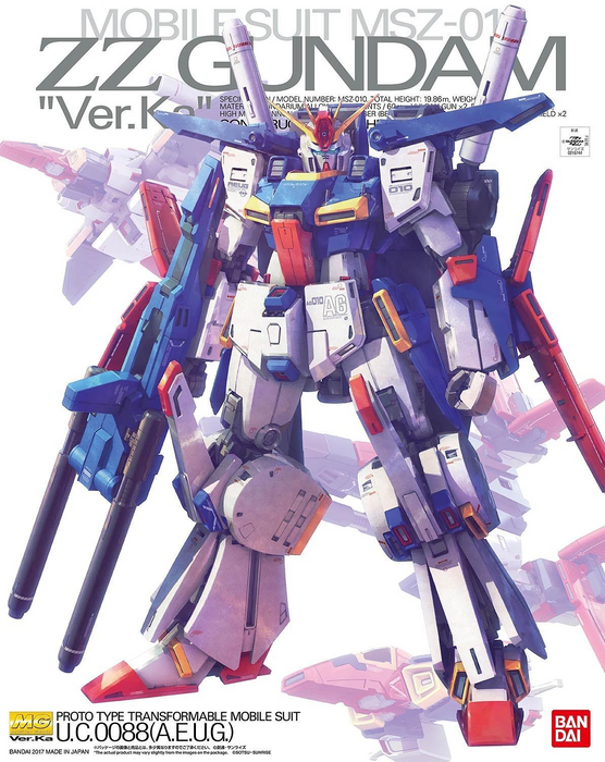 1/100 MG ZZ Gundam Ver. Ka - Hobby Ultra Ltd
