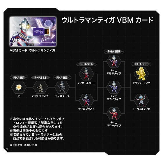 Vital Bracelet VBM Card Ultraman Tiga