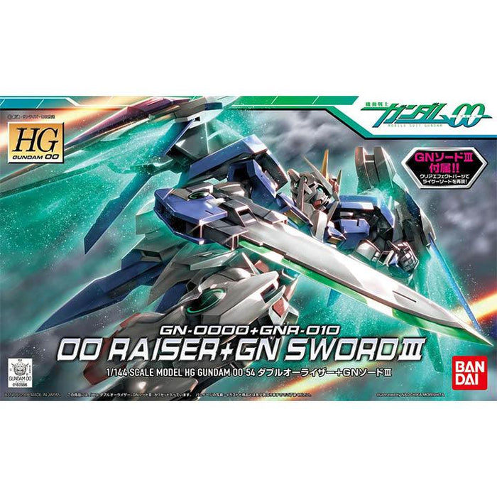 Gundam HG 00 Raiser + GN Sword III - Hobby Ultra Ltd