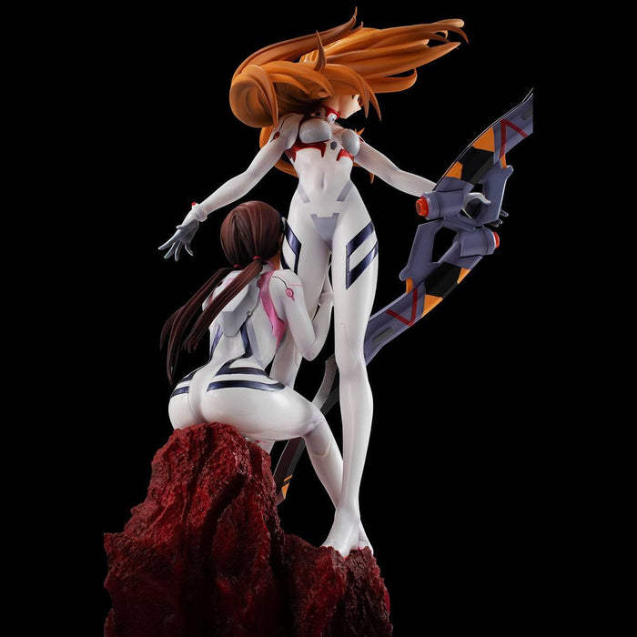 Evangelion: 3.0+1.0 Thrice Upon a Time G.E.M. PVC Statue Shikinami Asuka Langley & Makinami Mari Illustrious (PRE-ORDER) - Hobby Ultra Ltd