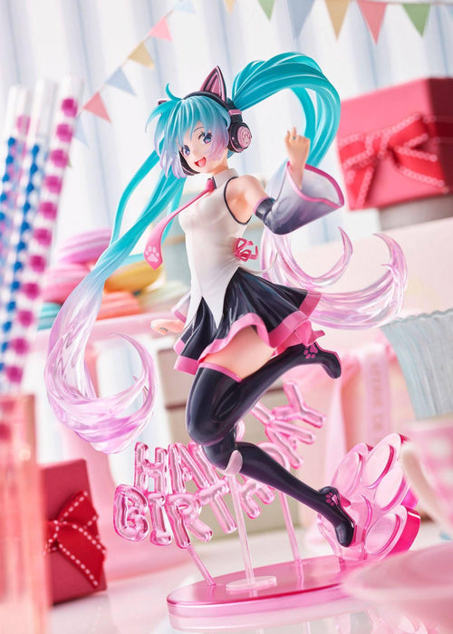 Vocaloid AMP PVC Statue Hatsune Miku Birthday 2021 Happy Cat ver - Hobby Ultra Ltd