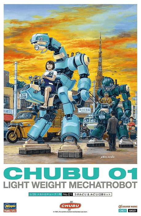 Mechatrobot Chubu No.01 Light Green & Green - Hobby Ultra Ltd