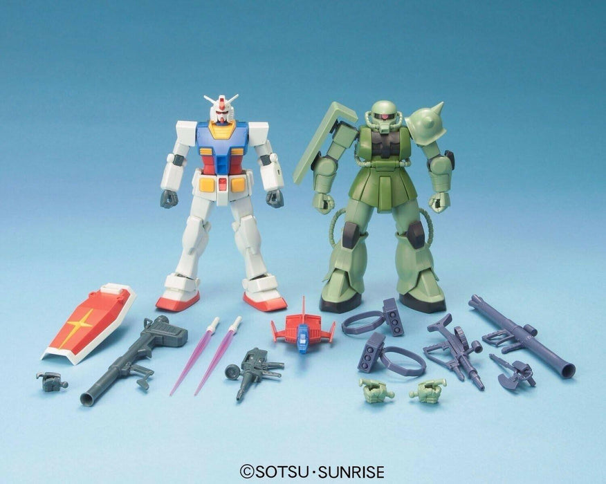 HGUC Gunpla Starter Set: Gundam Vs. Zaku II - Hobby Ultra Ltd