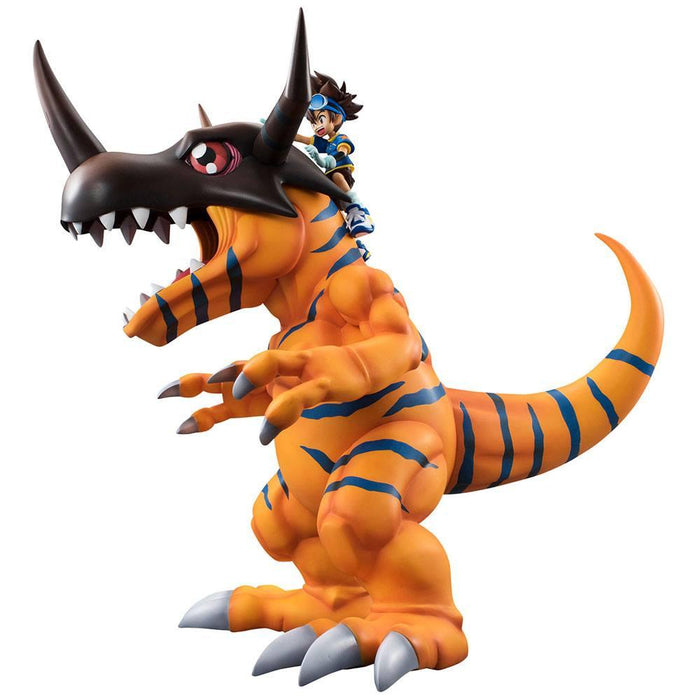 Digimon Adventure G.E.M. Series PVC Statue Greymon & Taichi (PRE-ORDER) - Hobby Ultra Ltd